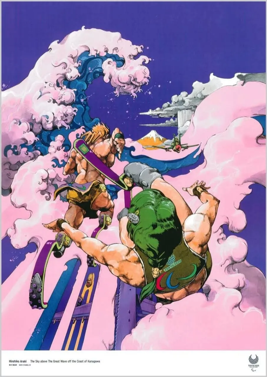 Hirohiko Araki Memasukan Referensi JoJo Ke Dalam Poster Paralympic Games Karyanya