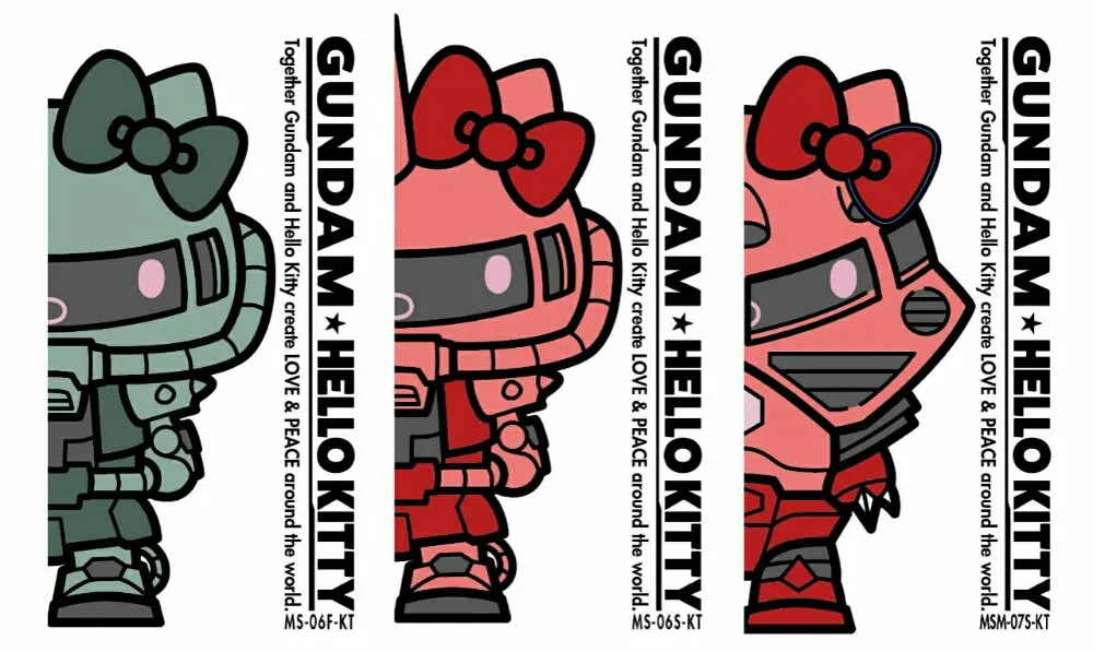 Kolaborasi Gundam vs. Hello Kitty Telah Rilis PV Terakhir
