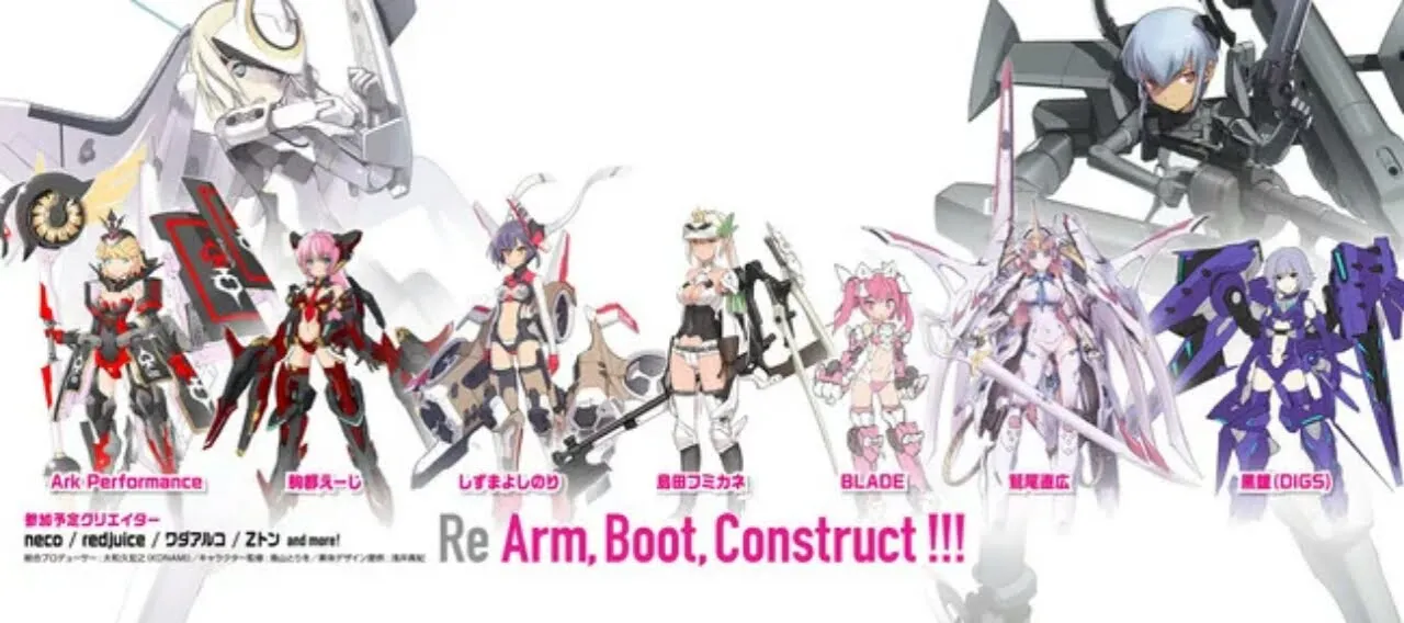 Konami Umumkan Proyek Game Smartphone dan Game Arcade Untuk Franchise Busou Shinki