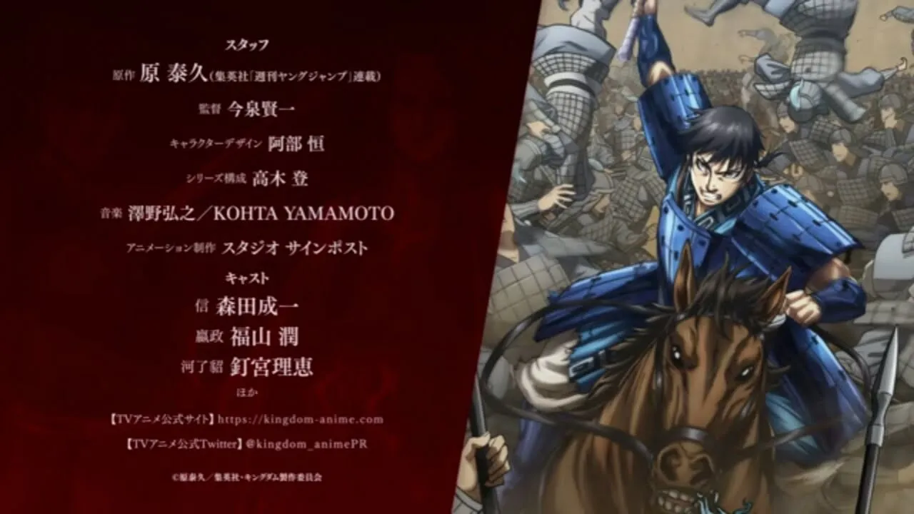 Video Teaser Season Ke-3 Anime Kingdom Dirilis, 3 Anggota Seiyuu Lainnya Terungkap