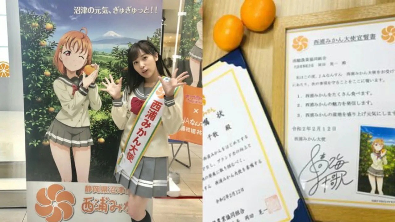 LaLaport Numazu Menghapus Panel Chika dari Love Live! Sunshine!!, Kemungkinan Karena Penggambaran Rok yang Kependekan