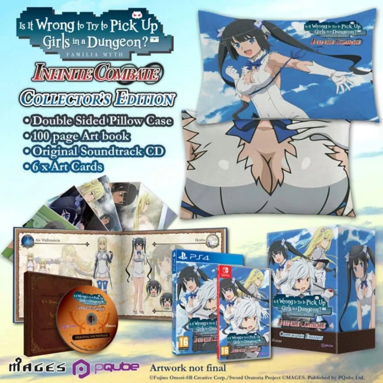 Game 'Is It Wrong to Try to Pick Up Girls in a Dungeon? Infinite Combate' akan Diluncurkan di Barat pada Musim Semi Tahun Ini