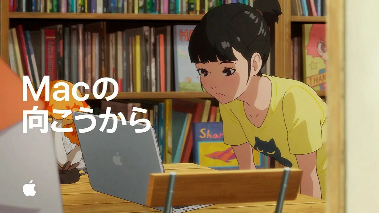 Apple Japan Merilis Kumparan Anime yang Menampilkan Komputer Mac