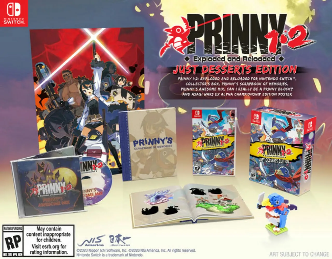 Kumpulan Game Prinny 1•2: Exploded and Reloaded akan Diluncurkan untuk Switch pada Musim Gugur Nanti