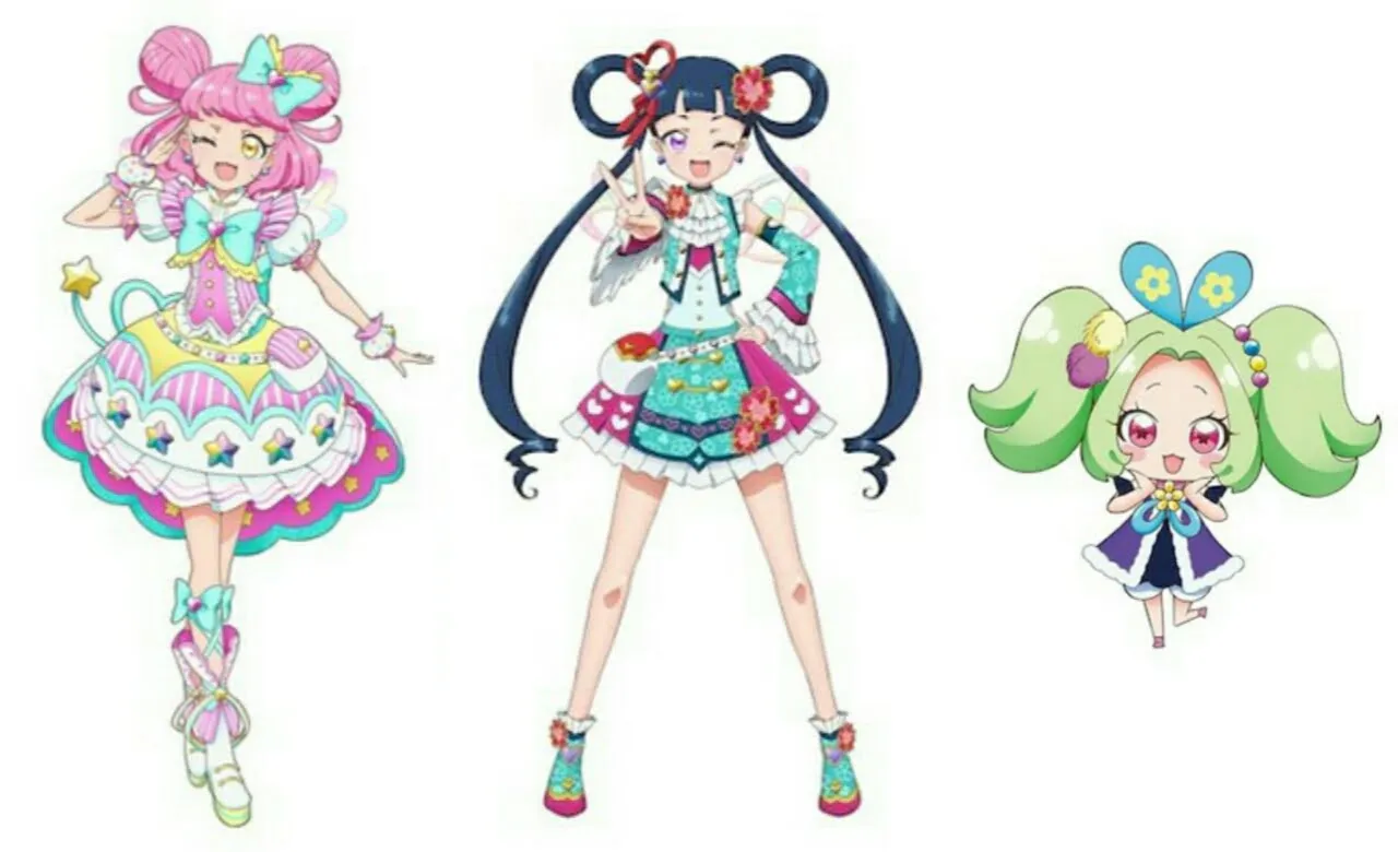 Anime Kiratto Pri☆Chan Diperankan oleh Nanami Yamashita, Nichika Omori, Minami Tanaka