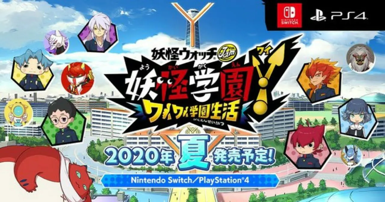 Game Yo-kai Gakuen Y Wai Wai Gakuen Seikatsu Akan Diluncurkan untuk Switch dan PS4 Pada Musim Panas