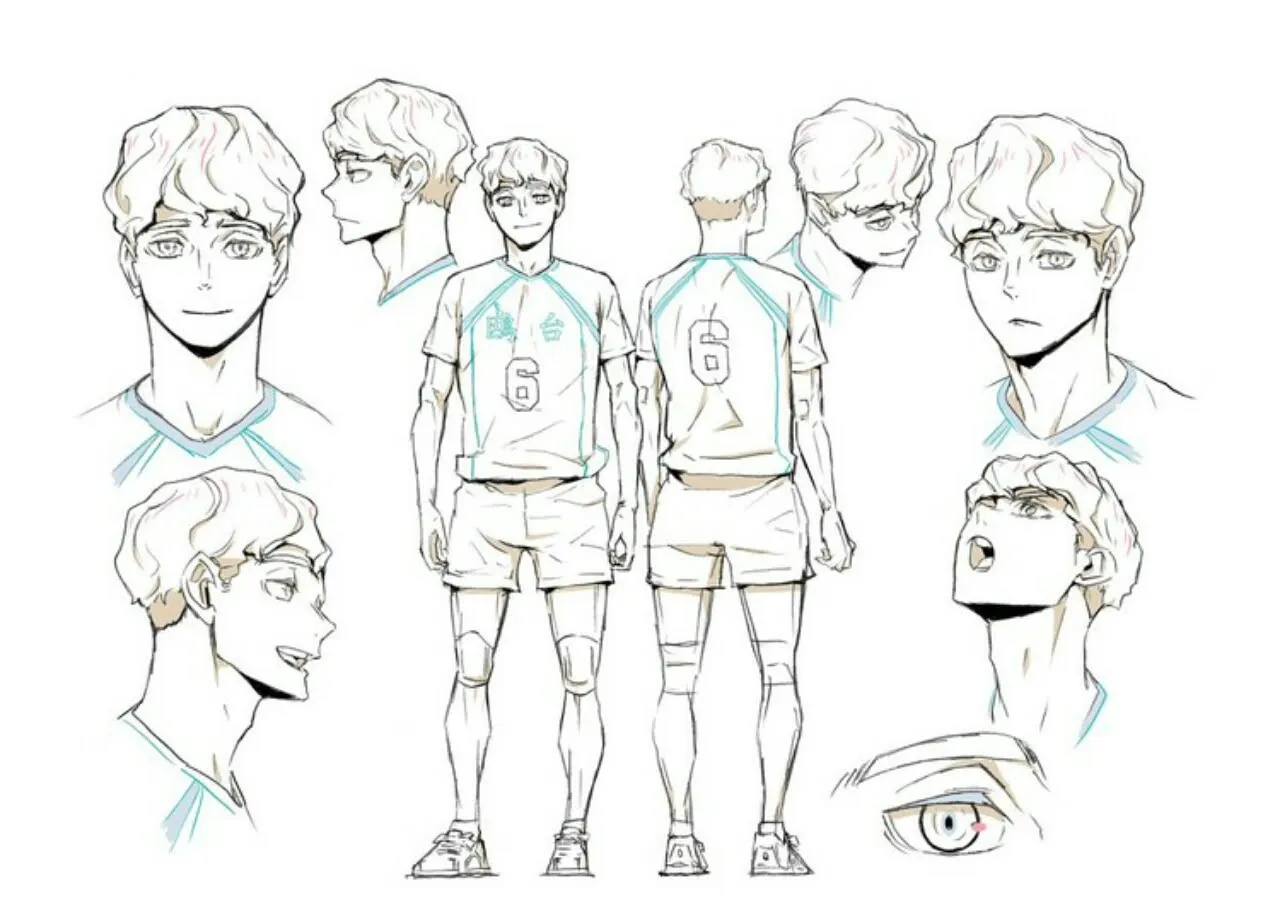 Anime Haikyu!! To The Top Diperankan oleh Yū Miyazaki sebagai Sachirō Hirugami