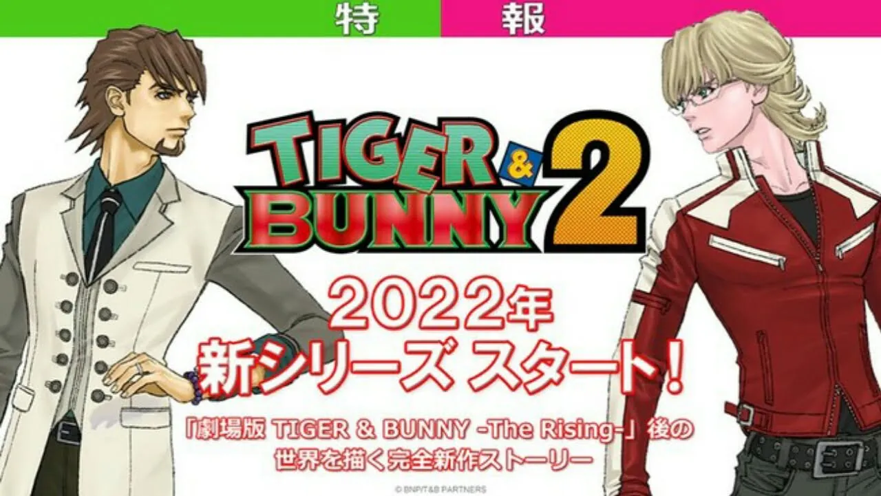 Anime Tiger & Bunny Dapatkan Season Kedua Pada Tahun 2022