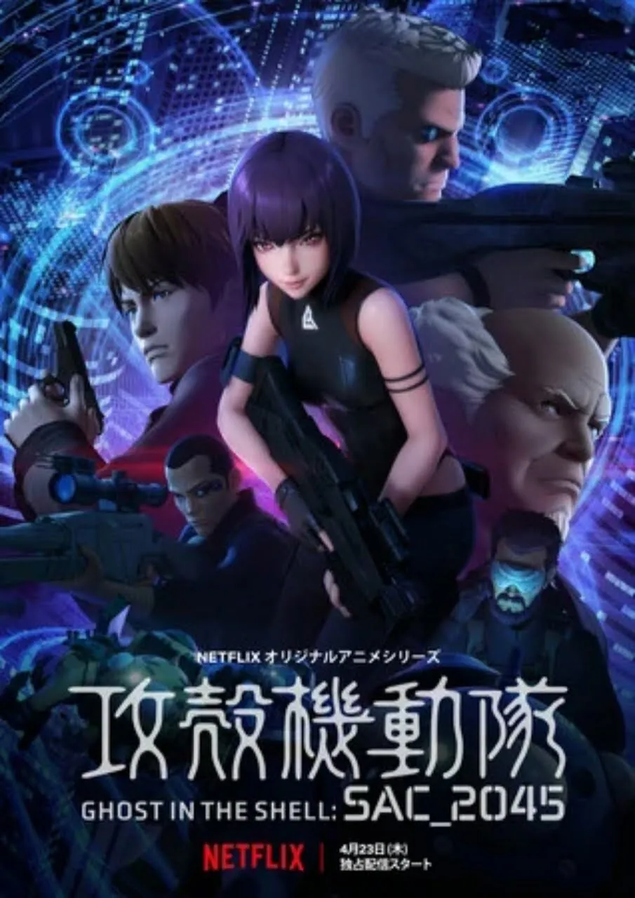 Anime Ghost in the Shell: SAC_2045 Diperankan oleh Megumi Hayashibara