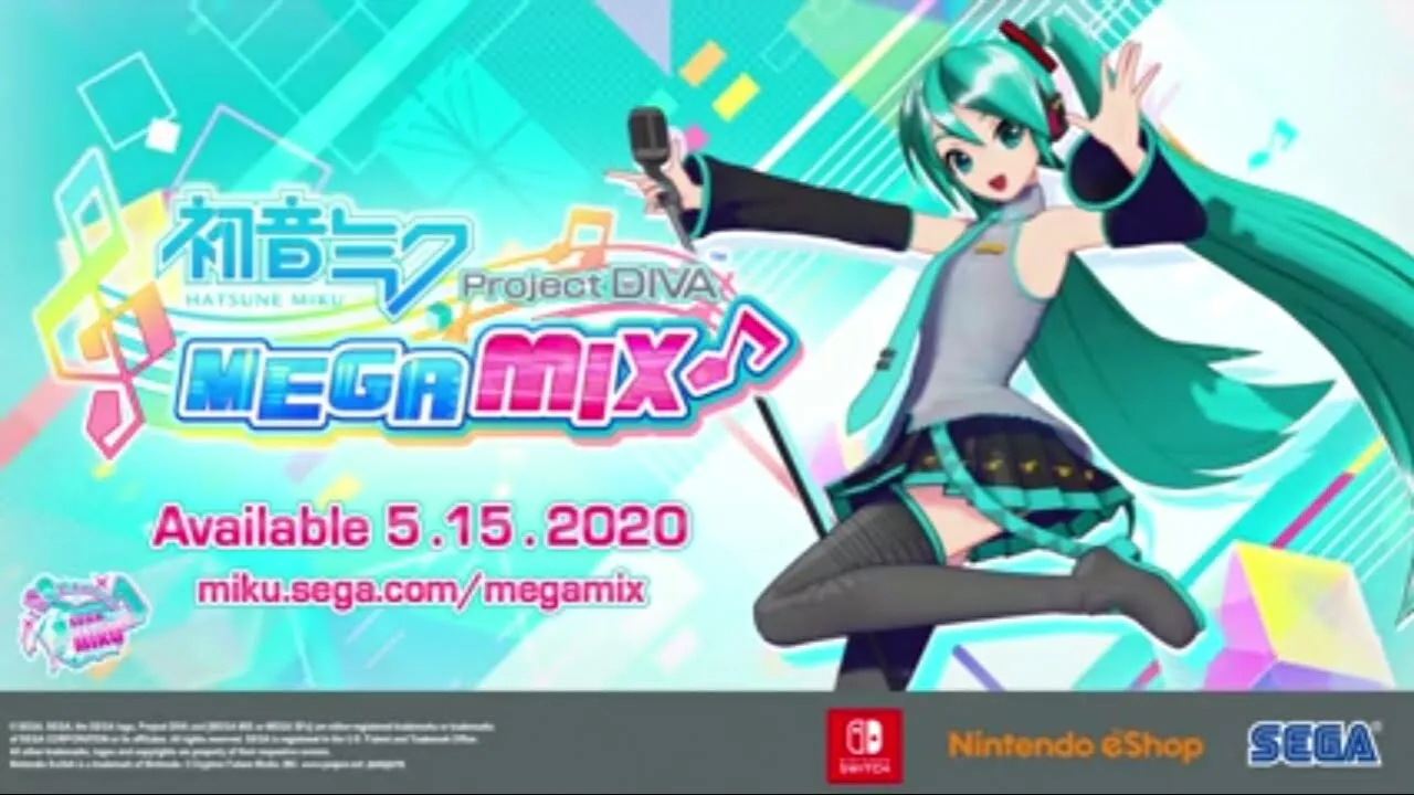 Game Switch Hatsune Miku: Project Diva Mega Mix Akan Rilis Di Barat Pada Tanggal 15 Mei