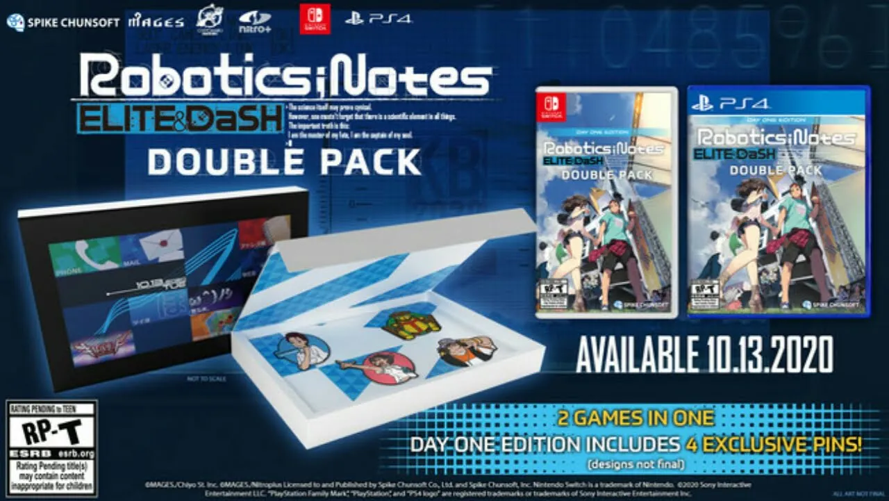 Game Koleksi Robotics;Notes Double Pack Akan Diluncurkan untuk Switch, PS4 di Amerika Utara Pada Tanggal 13 Oktober