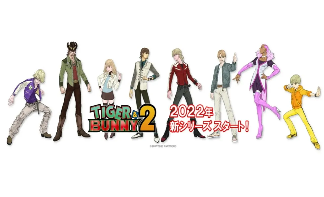 Anime Tiger & Bunny 2 Ungkap Visual Karakter, Seiyuu Lainnya yang Kembali