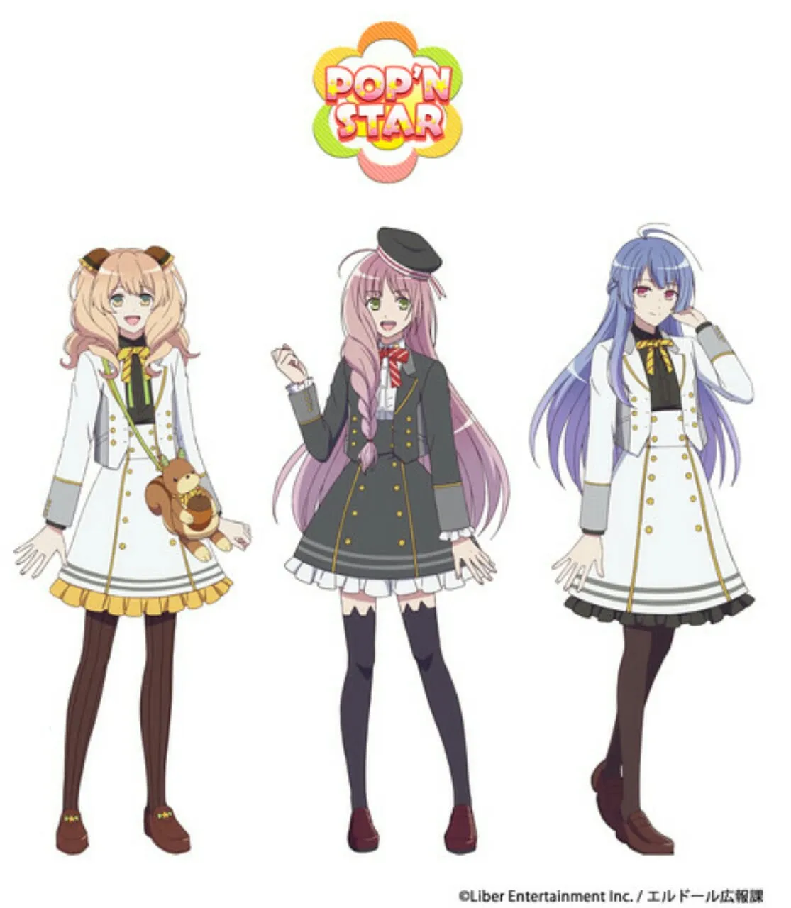 Anime Idol I★CHU Ungkap 13 Anggota Seiyuu Lainnya, Visual Karakter