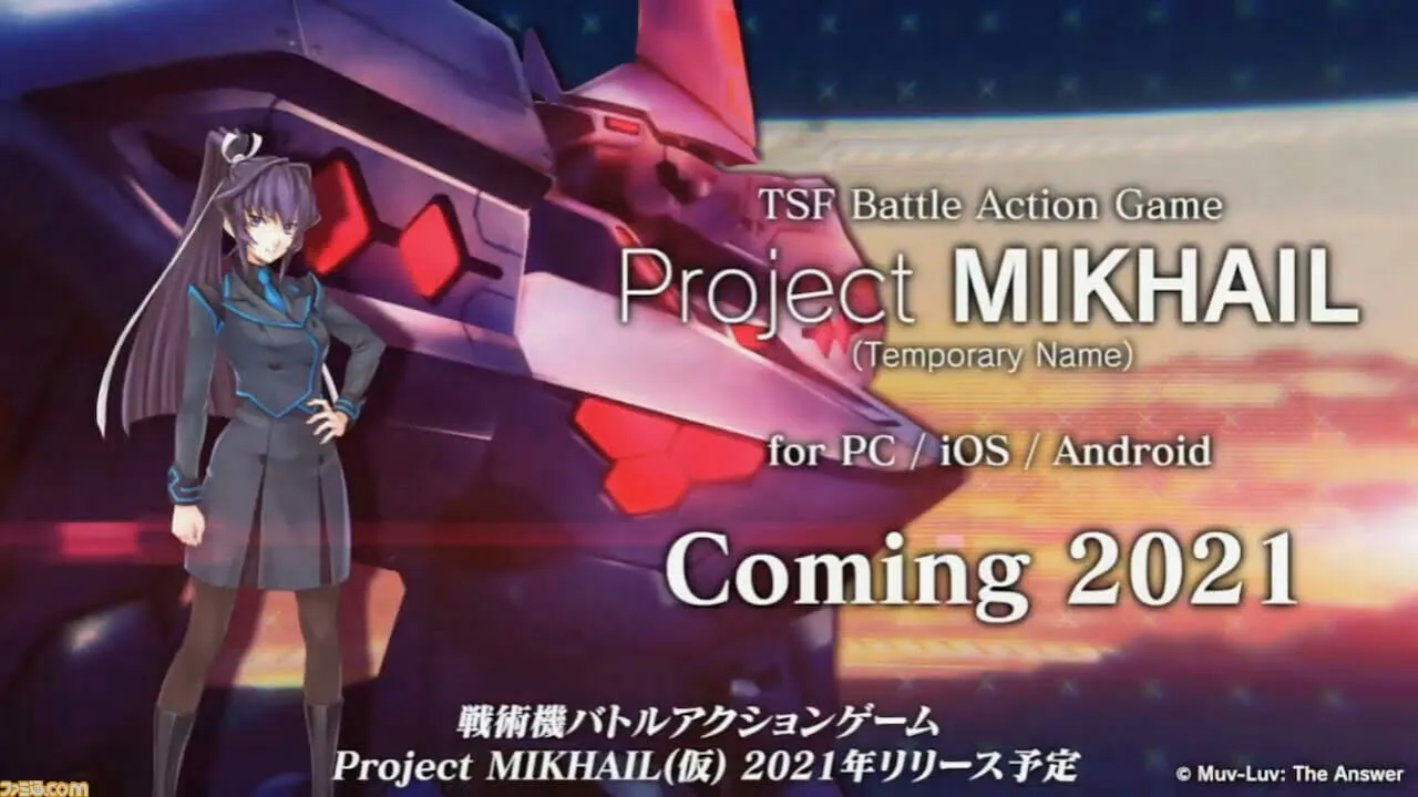 Game Smartphone 'Project Mikhail' dari Muv-Luv Ditunda Ke 2021