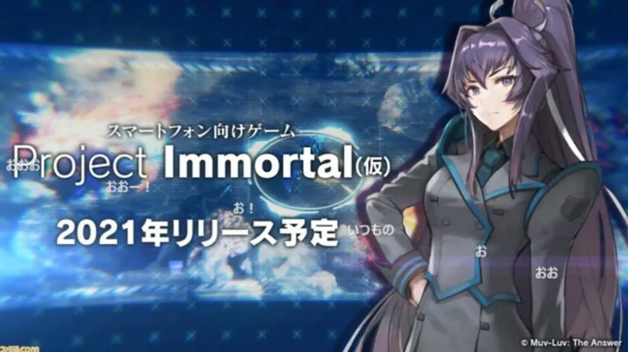 Game Smartphone 'Project Immortal' dari Franchise Muv-Luv Akan Dirilis Tahun 2021