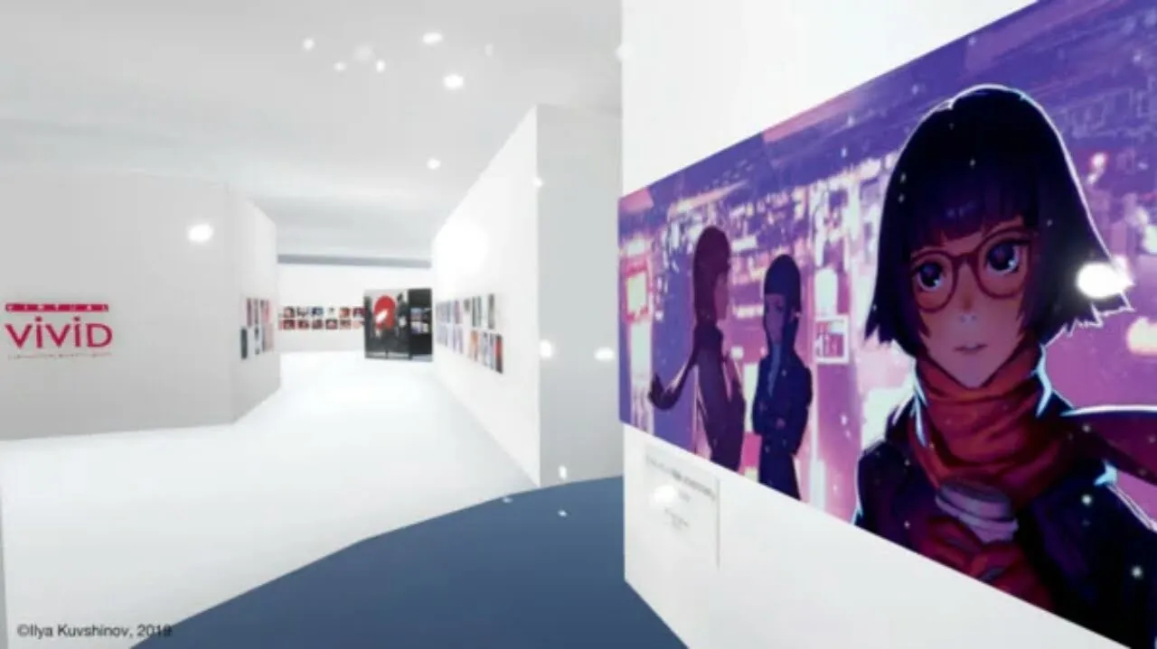 Ilya Kuvshinov Mendapatkan Pameran Artwork Virtual di VRChat