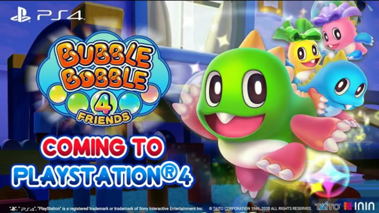 Game Bubble Bobble 4 Friends Akan Dirilis untuk PS4 Pada Musim Dingin Nanti