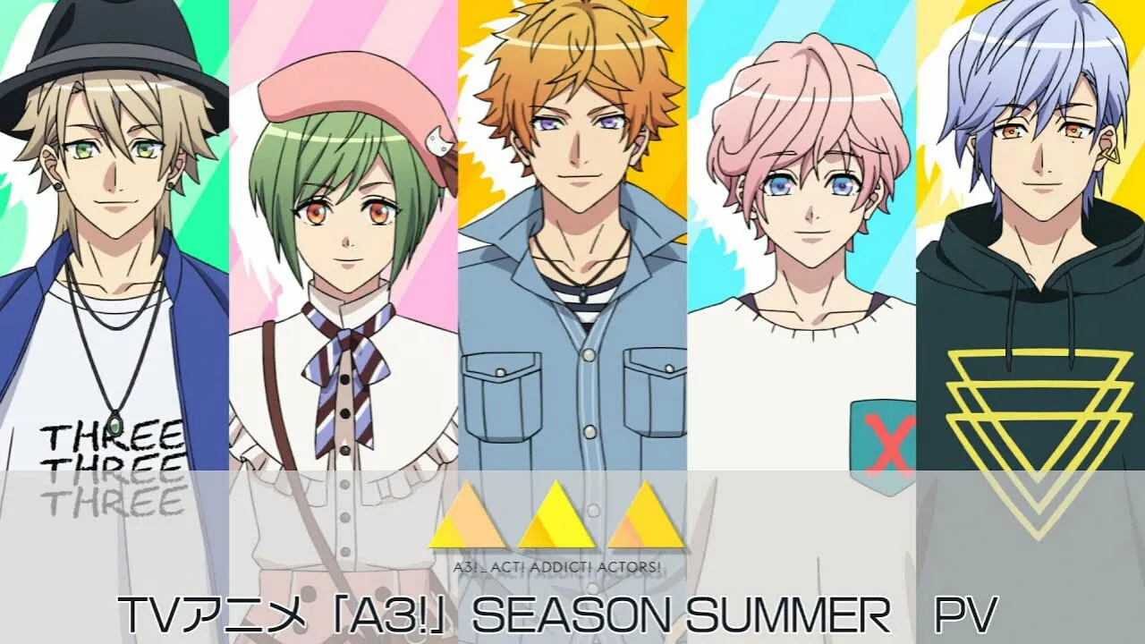 Anime A3! 'Season Summer' Dipratinjau Dalam Video Baru
