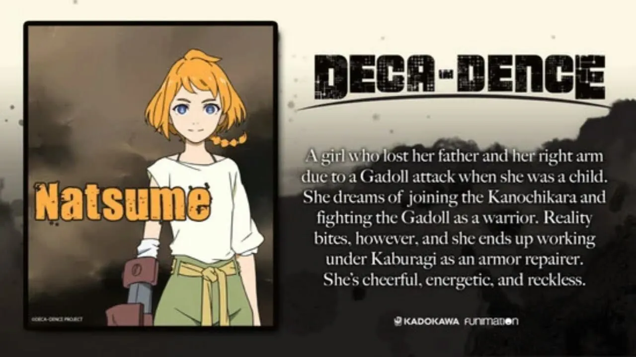 Seiyuu, Staf Lainnya, Cerita, dan Penyanyi Lagu Tema untuk Anime Orisinal Deca-Dence Diumumkan