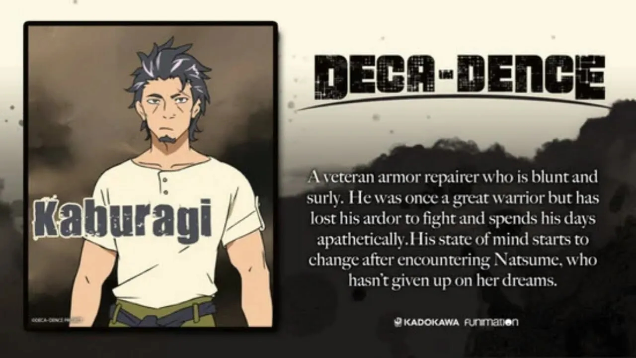 Seiyuu, Staf Lainnya, Cerita, dan Penyanyi Lagu Tema untuk Anime Orisinal Deca-Dence Diumumkan
