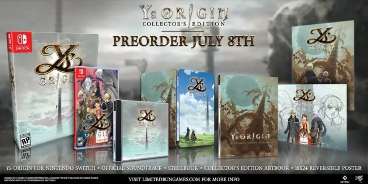 Tanggal Rilis Game Ys Origin untuk Switch Telah Diungkap