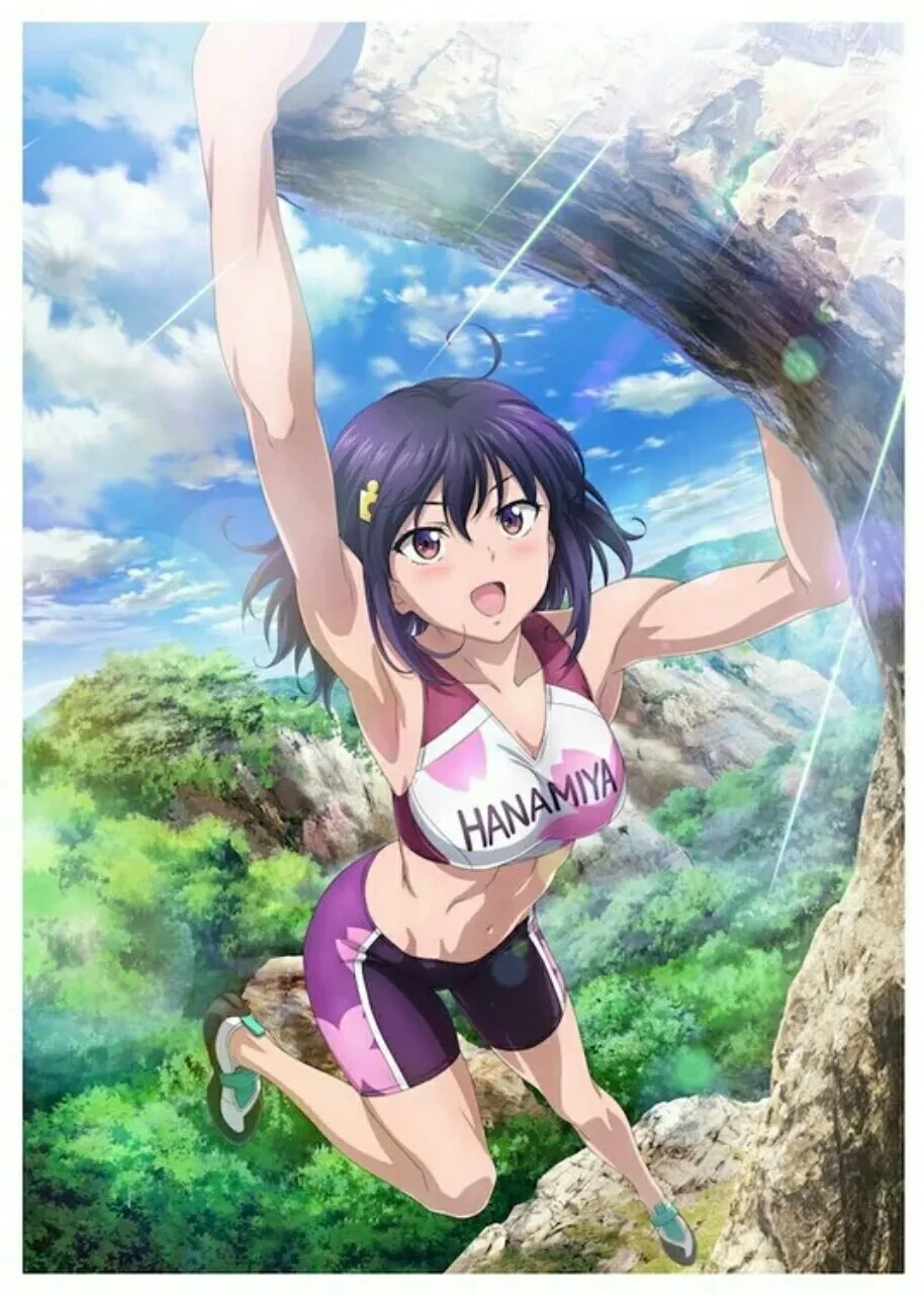 Anime Iwa-Kakeru! -Sport Climbing Girls- Mengungkap Pemeran Lainnya dan Video Baru yang Memperdengarkan Lagu Tema