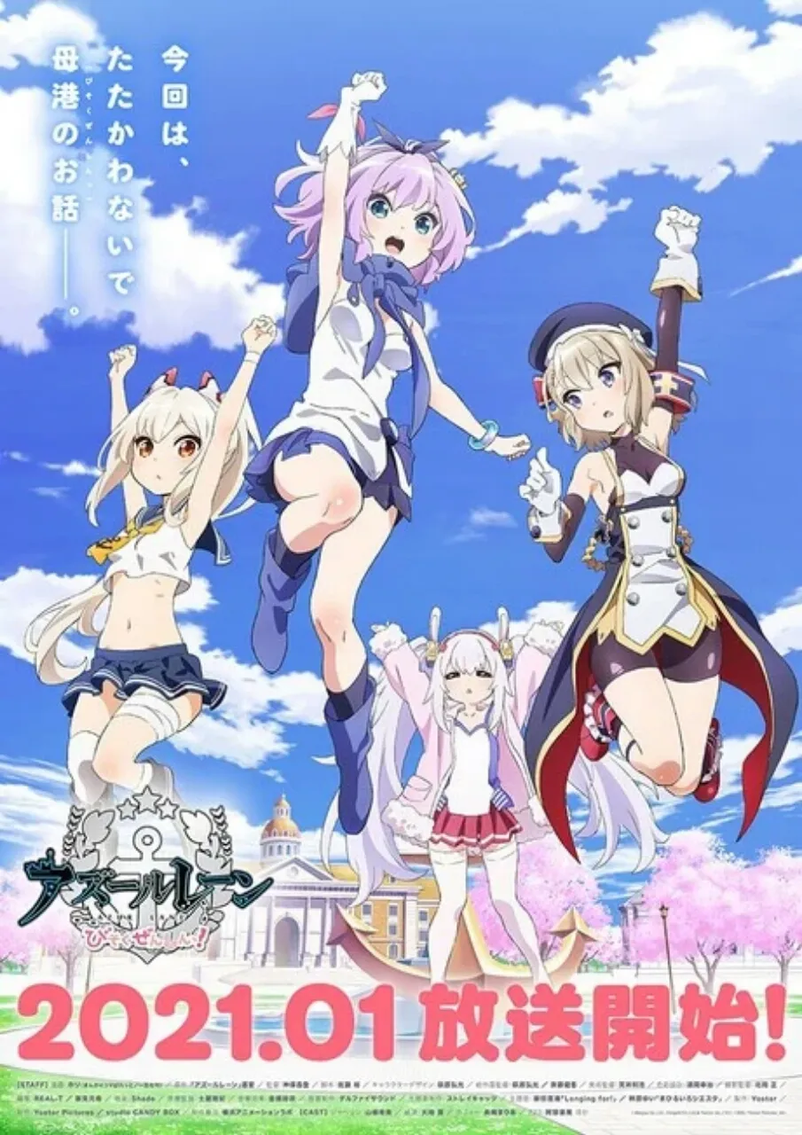 Anime Azur Lane Bisoku Zenshin Mengungkap Format Animenya, Kapan Tayangnya, Staf, dan Seiyuu