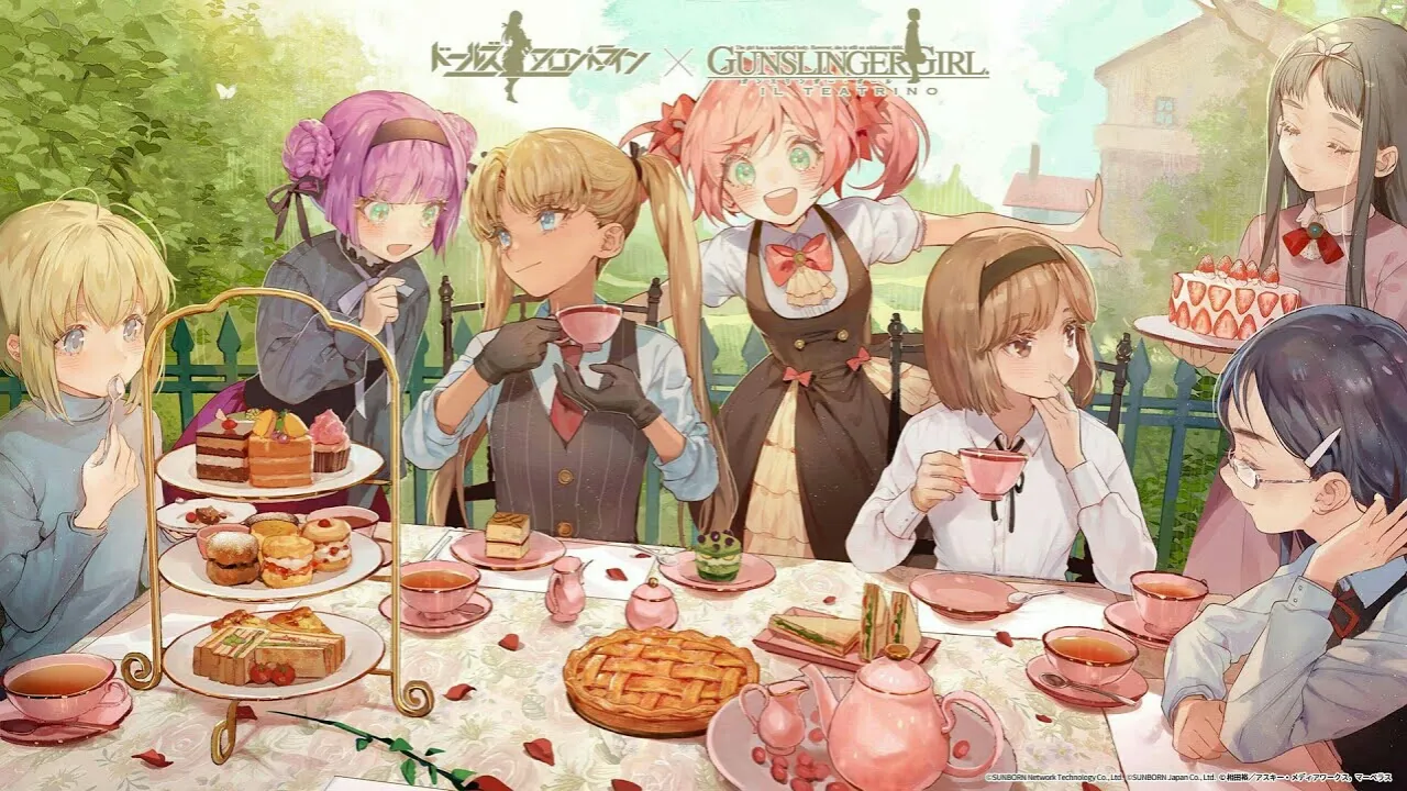 Para Gadis Senjata Api Saling Bertemu Dalam Kolaborasi Game Smartphone Girls' Frontline dengan Gunslinger Girl