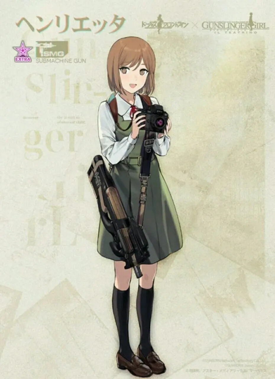 Para Gadis Senjata Api Saling Bertemu Dalam Kolaborasi Game Smartphone Girls' Frontline dengan Gunslinger Girl