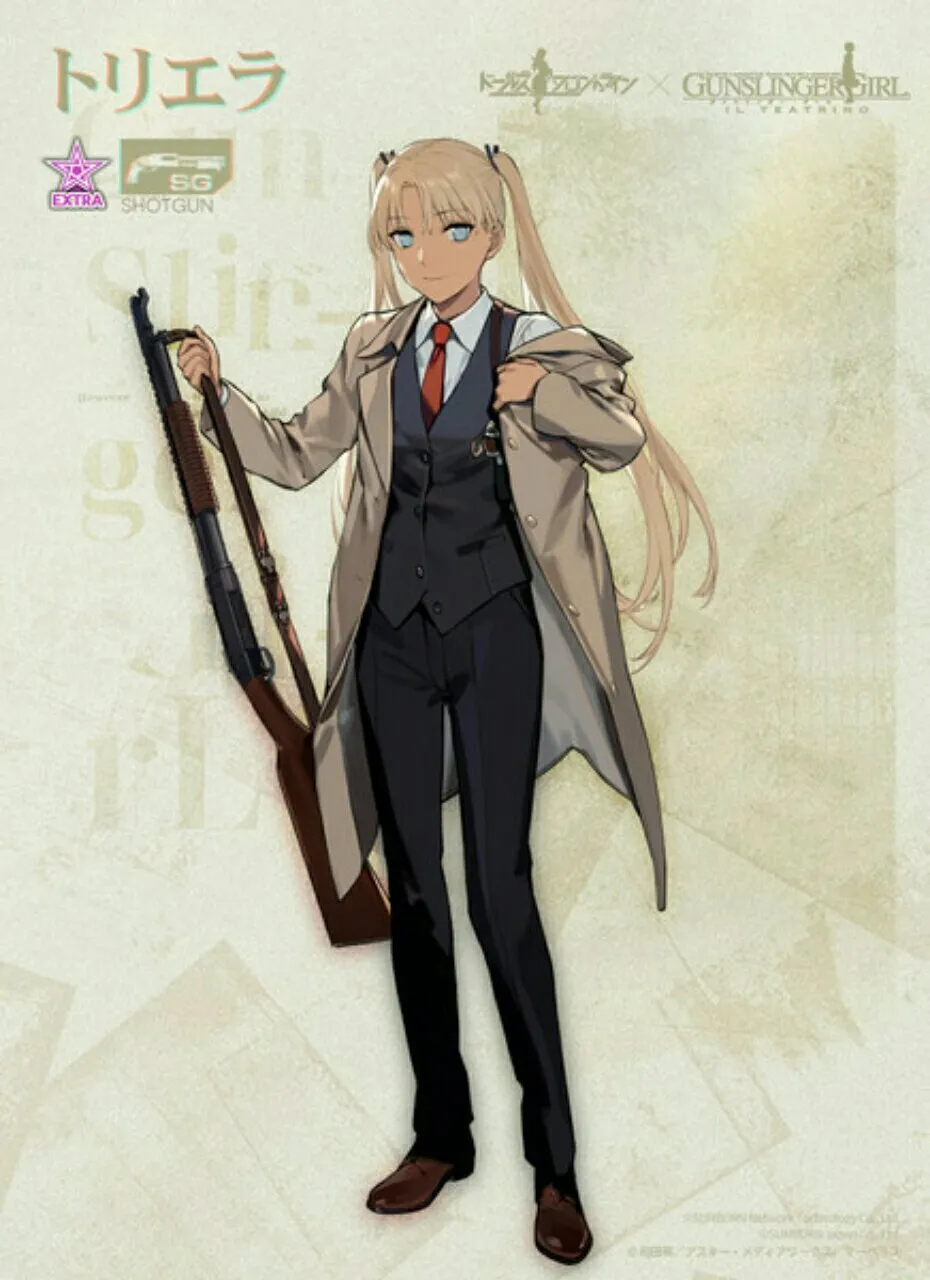 Para Gadis Senjata Api Saling Bertemu Dalam Kolaborasi Game Smartphone Girls' Frontline dengan Gunslinger Girl