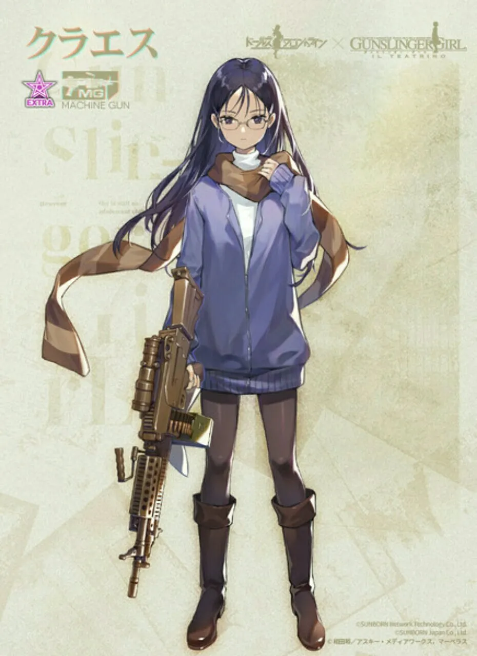 Para Gadis Senjata Api Saling Bertemu Dalam Kolaborasi Game Smartphone Girls' Frontline dengan Gunslinger Girl
