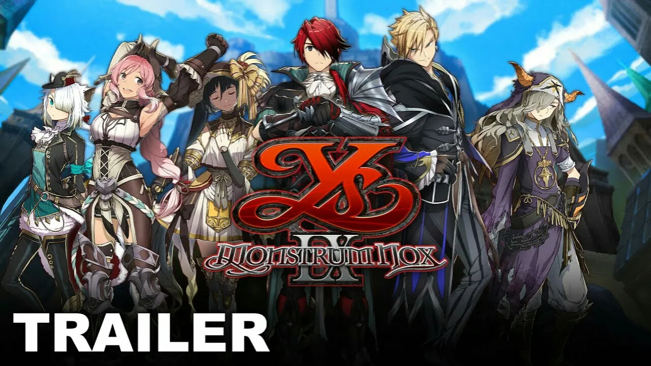 Trailer Game Ys IX: Monstrom Nox Memperlihatkan Para Karakter