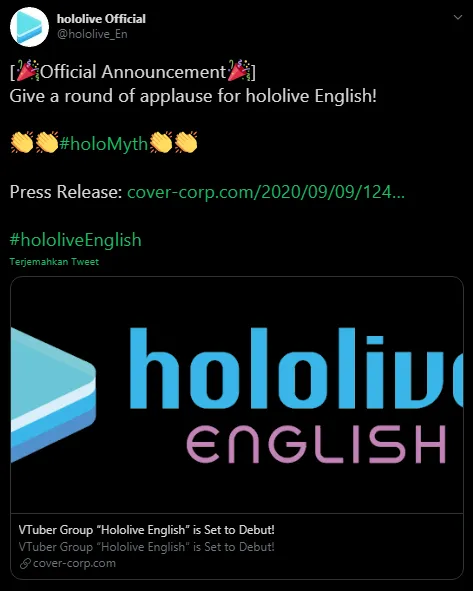 Hololive English Gen 1 Akan Segera Debut!!