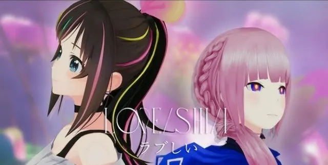 Virtual Youtuber Kizuna AI & KAF Tunjukkan Penampilan Baru dalam MV Kolaborasi Pertama Mereka "LOVE/SHI/I"