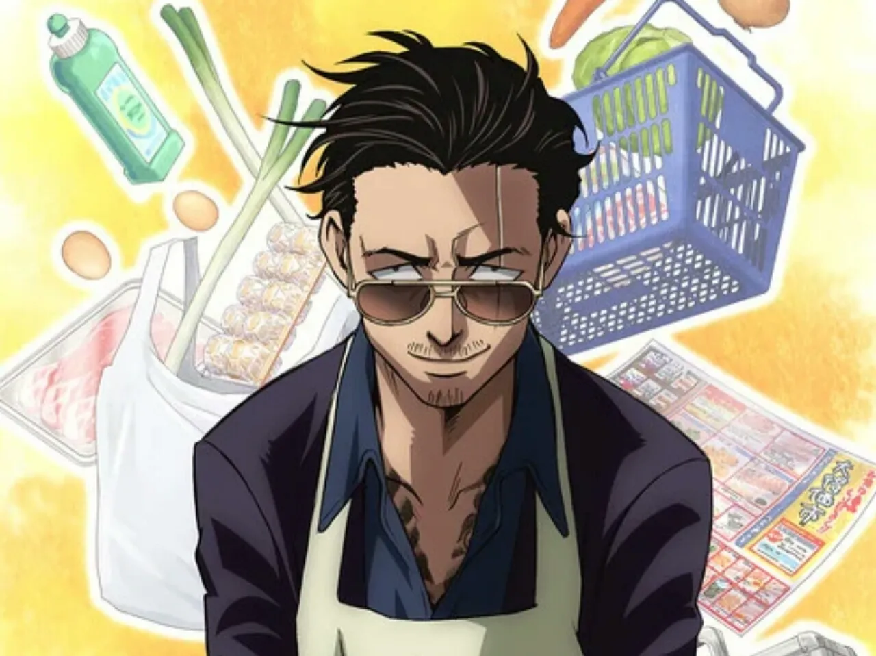 Manga The Way of the Househusband Dapatkan Seri Anime untuk Tahun 2021 yang Dibintangi oleh Kenjiro Tsuda