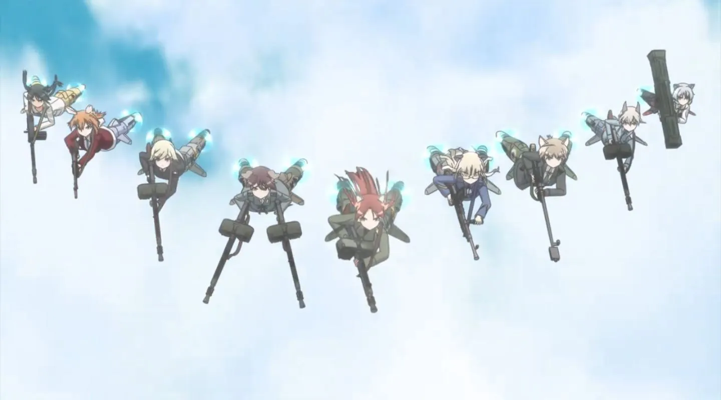 Nikmati Keindahan Cuplikan Pantsu Dari Anime Strike Witches Road to Berlin