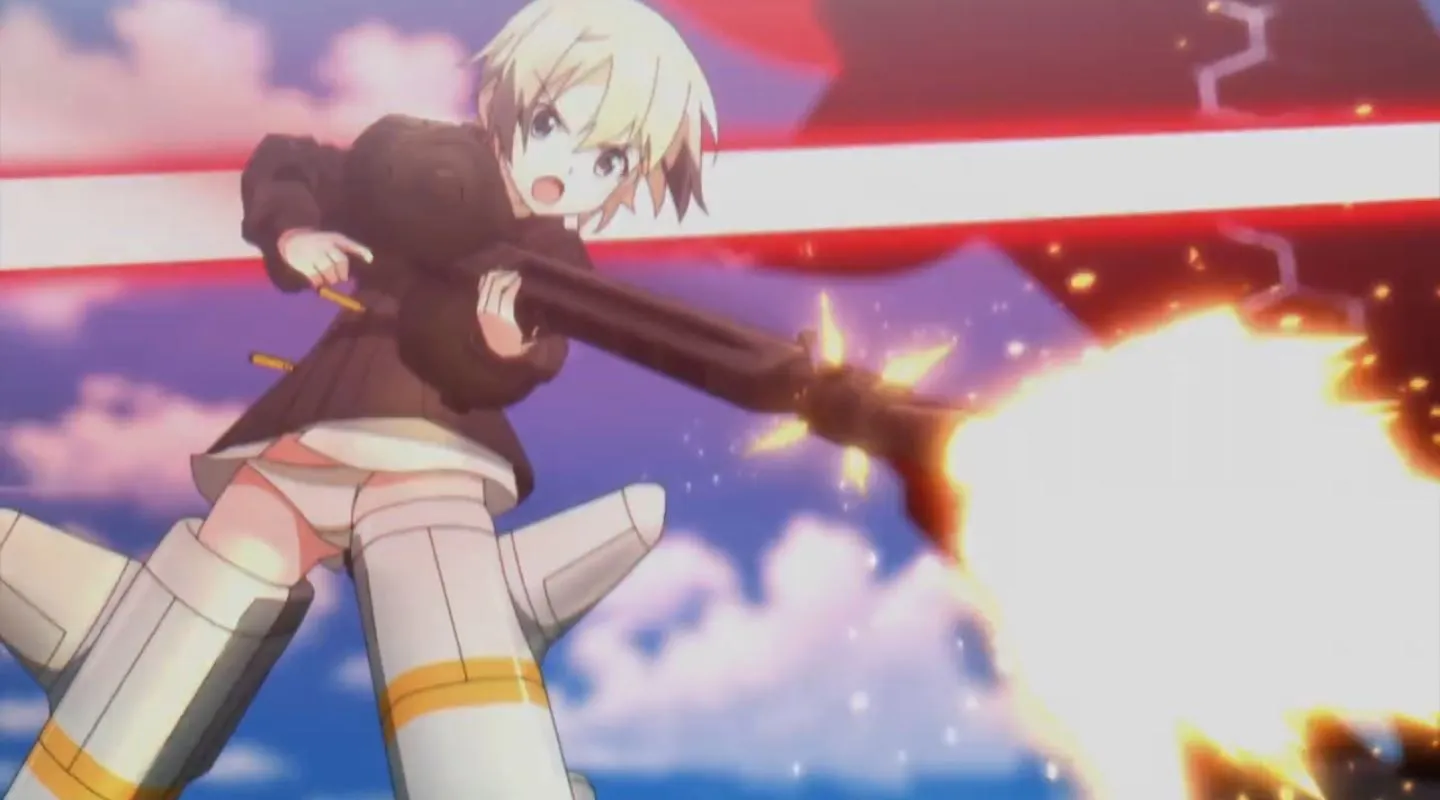 Nikmati Keindahan Cuplikan Pantsu Dari Anime Strike Witches Road to Berlin