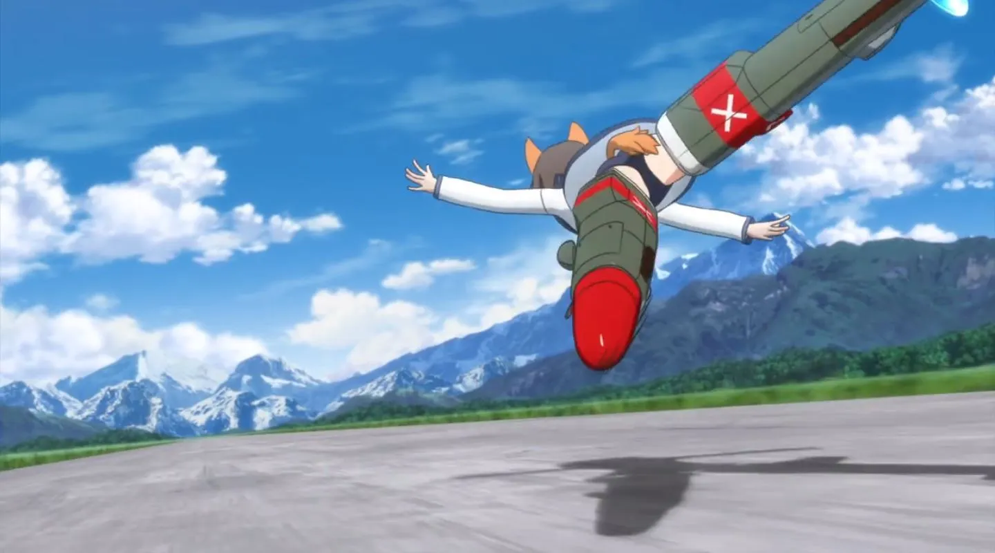 Nikmati Keindahan Cuplikan Pantsu Dari Anime Strike Witches Road to Berlin