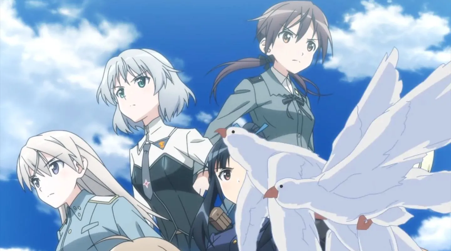 Nikmati Keindahan Cuplikan Pantsu Dari Anime Strike Witches Road to Berlin