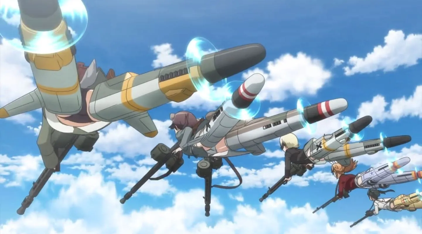 Nikmati Keindahan Cuplikan Pantsu Dari Anime Strike Witches Road to Berlin