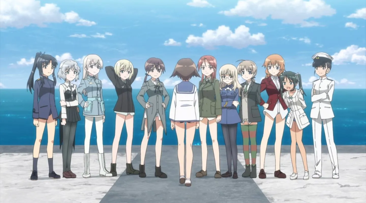 Nikmati Keindahan Cuplikan Pantsu Dari Anime Strike Witches Road to Berlin