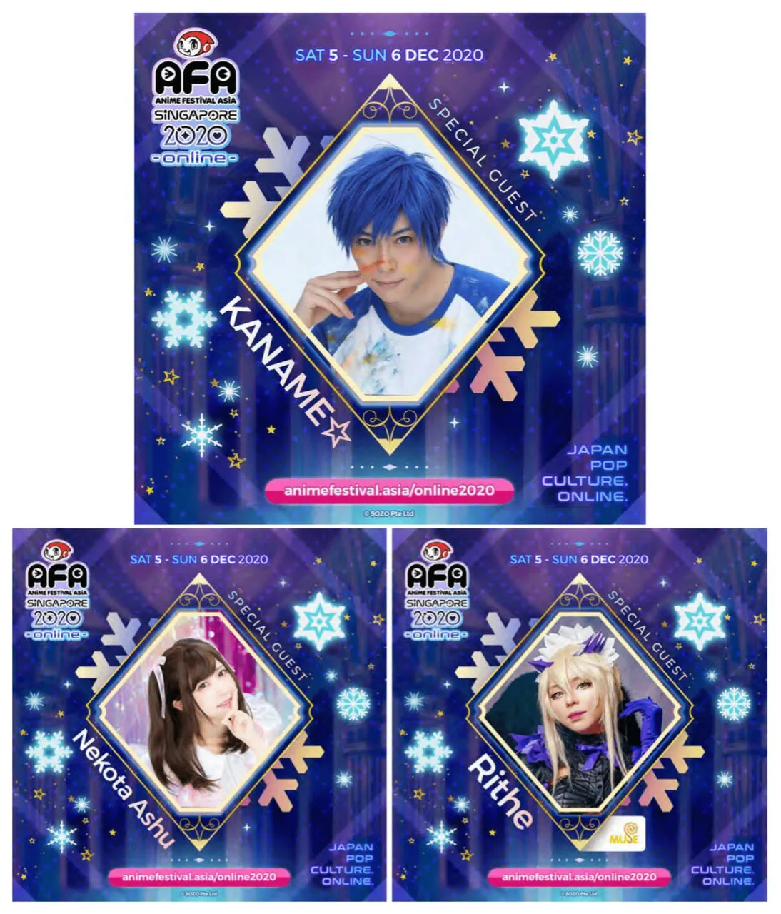 Anime Festival Asia - Singapore 2020 LINE UP J-Pop Idol & Puluhan Konten Siap Gempur AFA Fans Dalam Format Online!