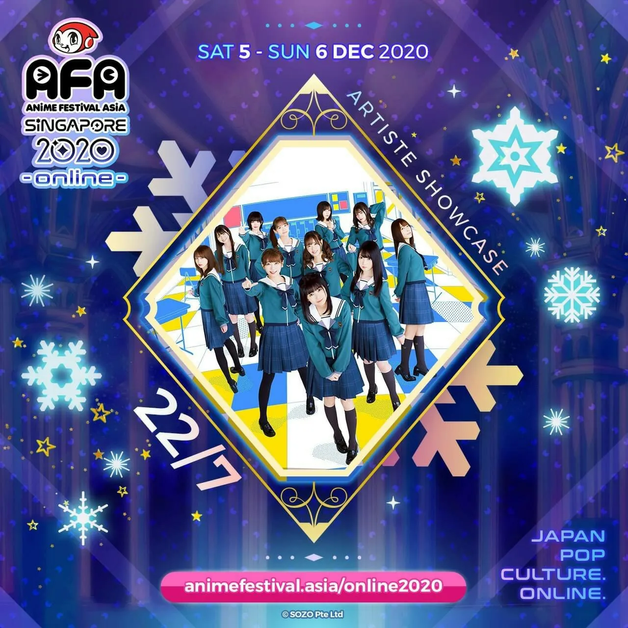 Japan Idol Group 22/7, Moona Hoshinova, Ayaka Ohashi, dan Lebih Banyak Lagi Musisi & Idol Favorit Tampil di Stage Virtual AFA!