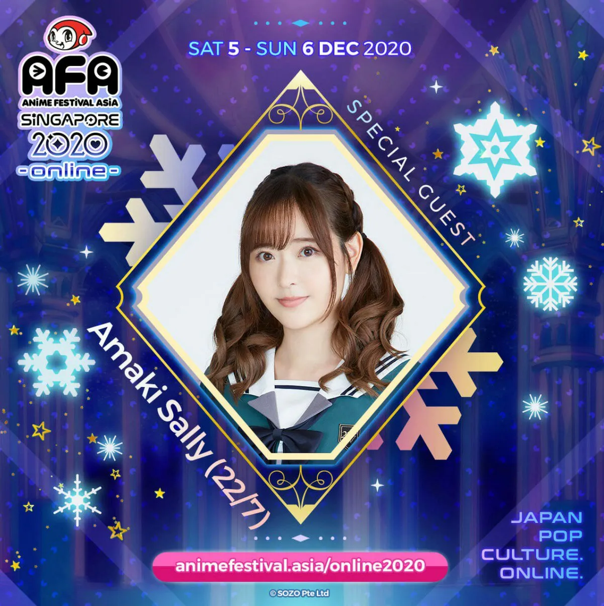Japan Idol Group 22/7, Moona Hoshinova, Ayaka Ohashi, dan Lebih Banyak Lagi Musisi & Idol Favorit Tampil di Stage Virtual AFA!