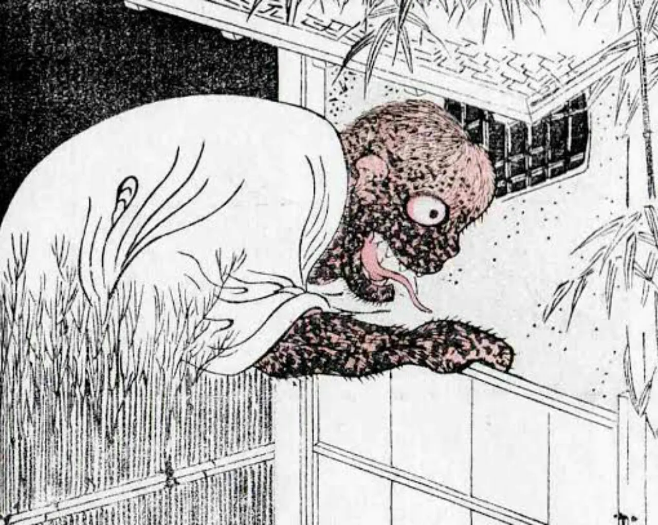 Kanbari Nyūdō, Youkai Botak Pengintip Toilet