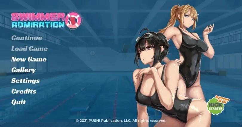 PUSH! Publication Ungkap Novel Visual Kedua Mereka, Swimmer Admiration, di Kickstarter