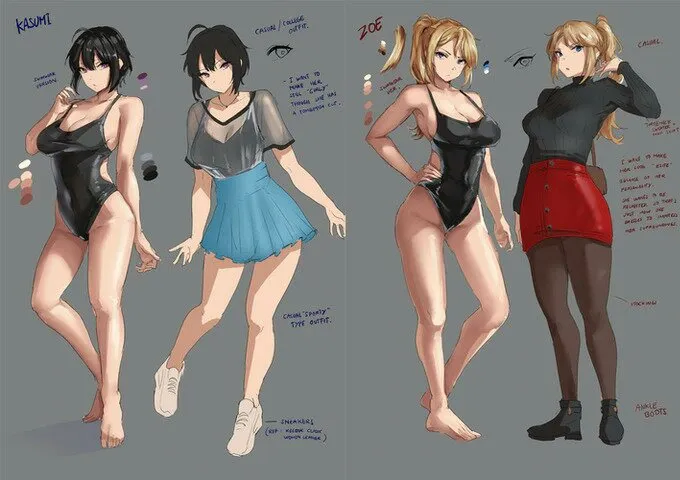 PUSH! Publication Ungkap Novel Visual Kedua Mereka, Swimmer Admiration, di Kickstarter