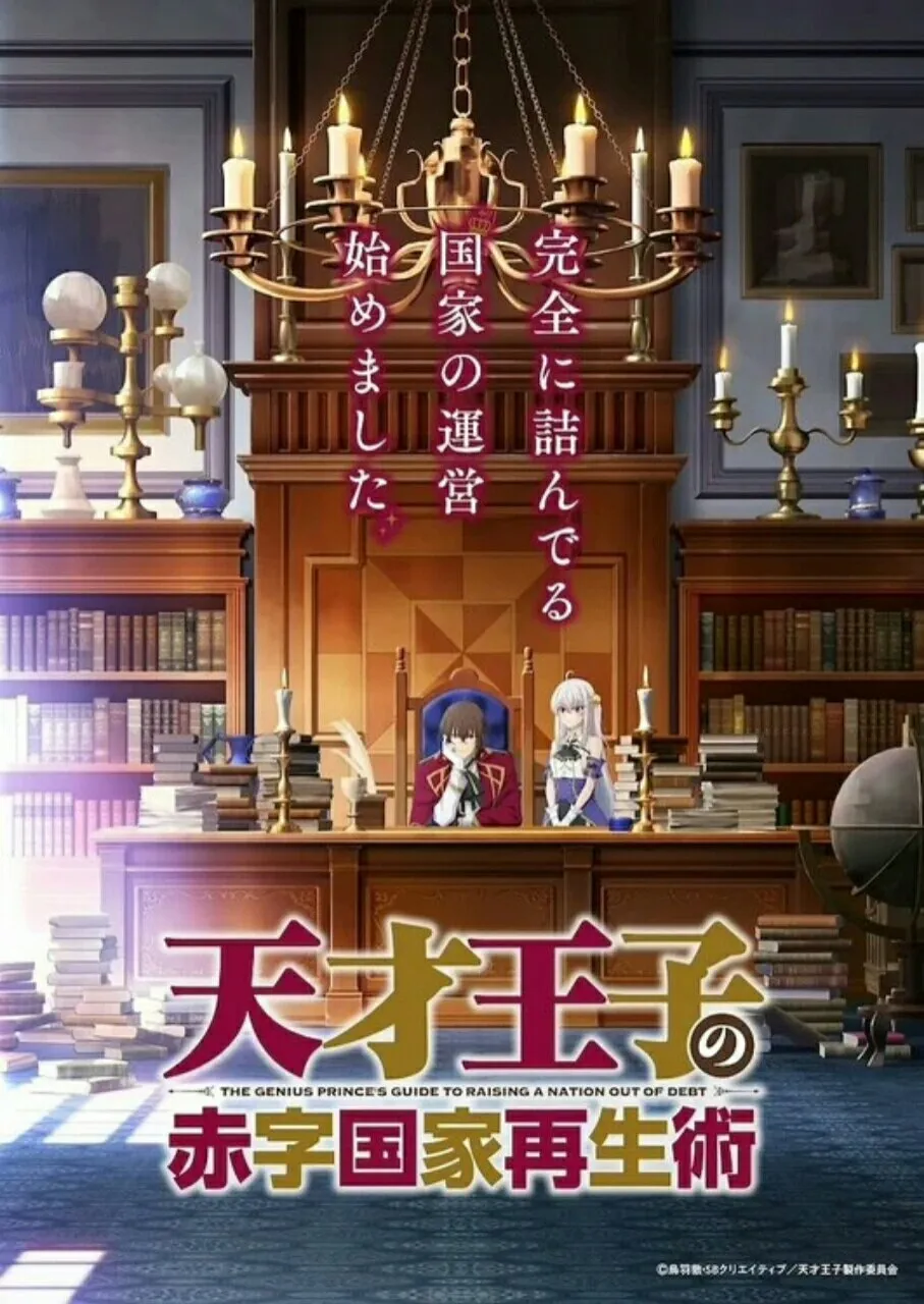 Anime 'The Genius Prince's Guide to Raising a Nation Out of Debt' Diperankan oleh Rie Takahashi