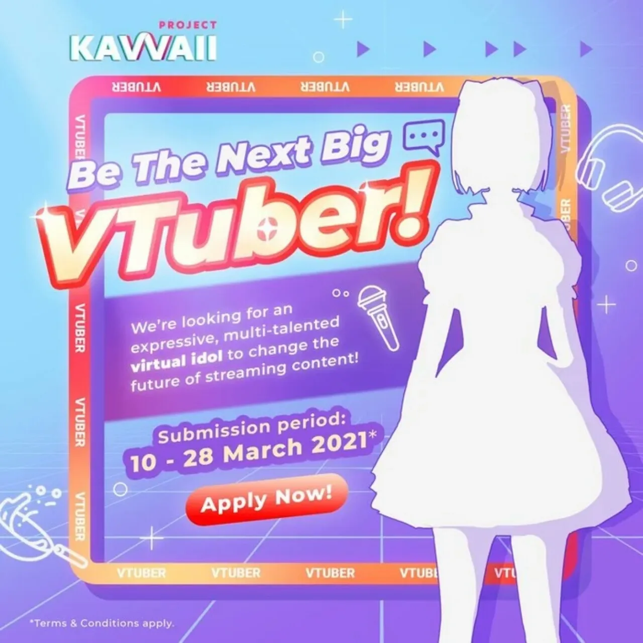Maskapai Penerbangan AirAsia Membuka Audisi untuk Virtual YouTuber Berbahasa Inggris