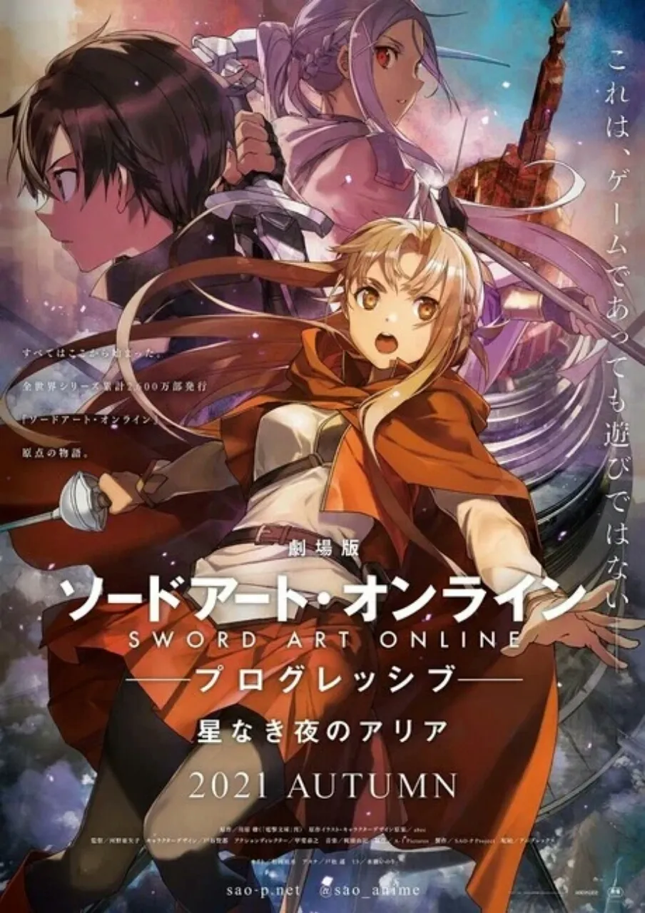 Film Anime Sword Art Online Progressive Ungkap Video Teaser Kedua, Visual Baru, dan Seiyuu Lainnya